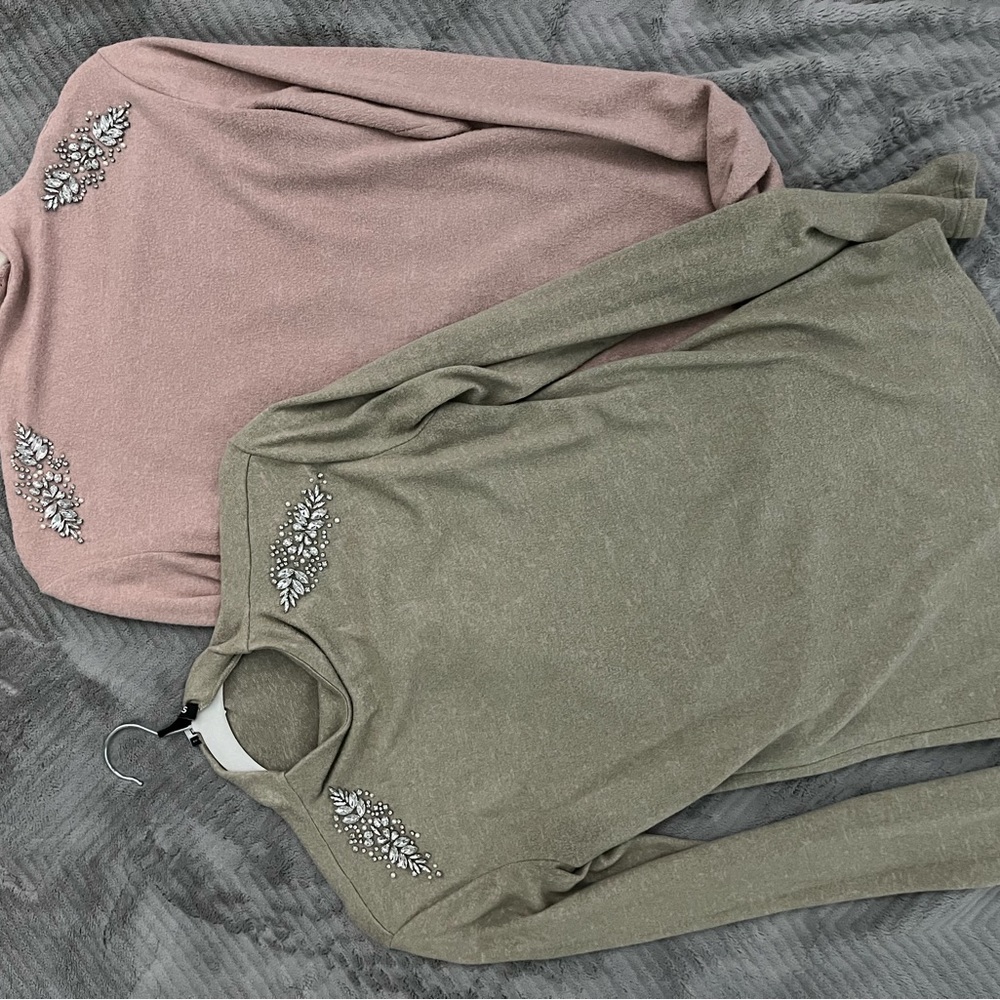 Express embellished, sweaters